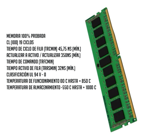 Memoria Ram Kingston Value Ddr4 8gb 2666mt/s Cl19 Dimm