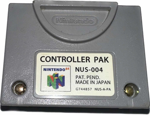 Controller Pak Nintendo 64 Original Funcional Garantizada (Reacondicionado)