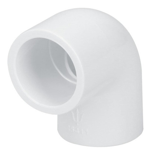 Codo 90° De Pvc De 1/2', Foset Color Blanco