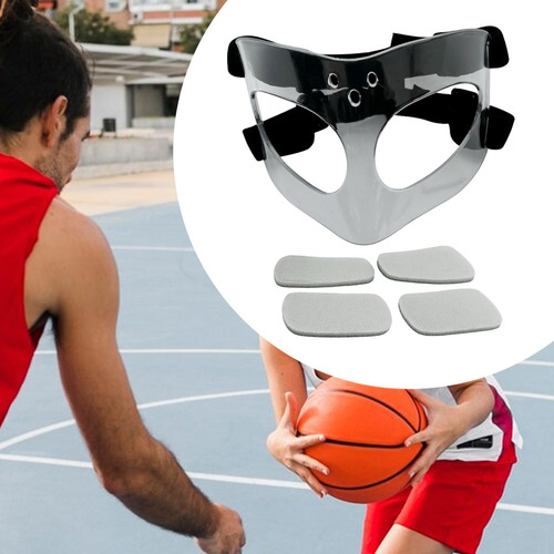 Máscara De Baloncesto Cubierta Facial Protectora Acolchado