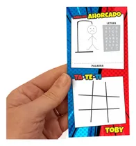 Comprar Juegos Borrables Personalizados 30 Souvenirs Ahorcado Tateti