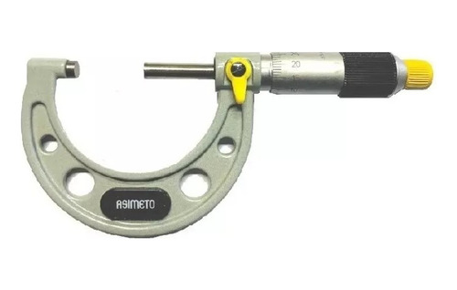 Micrometro Mecanico 75-100mm Asimeto 0.01mm 101-04-0 Máxima Longitud Medida 100 Mínima Longitud Medida 75