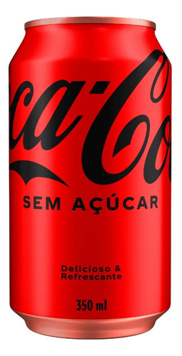 Refrigerante Coca Cola Sem Açucar Lata 350ml (12 Latas)