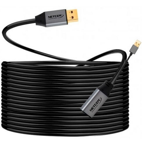 Cable Extensor Usb 3.0 Activa 10 Mts Macho A Hembra Netcom