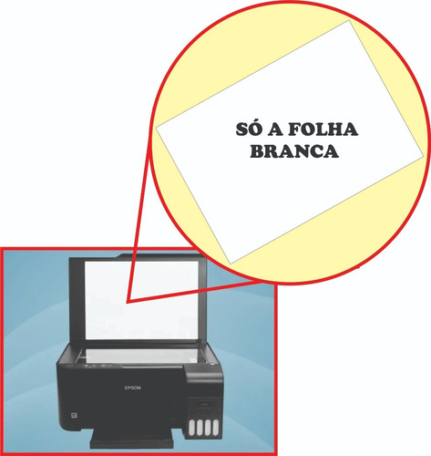 Folha Do Scaner Epson L4260 / L4160 (só Folha Branca)