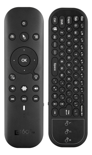 Control Remoto Con Giroscopio, Caja De Tv, Teclado Para Pc,