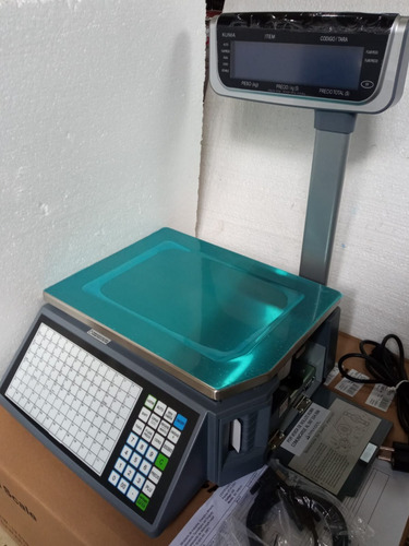 Balanza Etiquetadora 15 Kg Incluye Sello Latu 2021 10000 Plu
