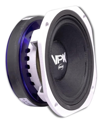 Alto-falante para veículo Qvs 6VPK44 de 6 polegadas cor branco