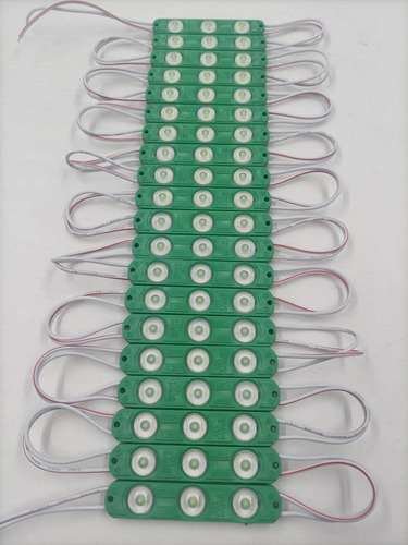 Módulo Led Verde Dc12v 1.2w Para Letreros Publicitarios De L
