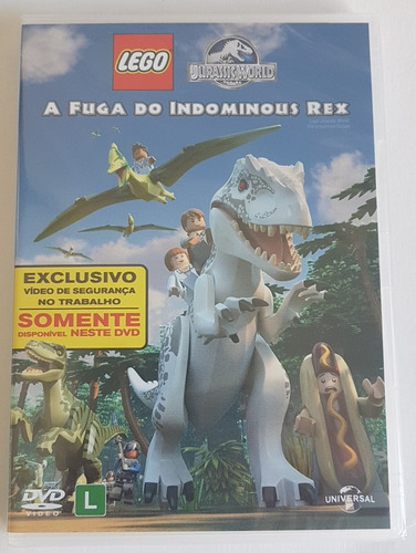 Dvd Lego A Fuga Do Indominous Rex Jurassic World Original L