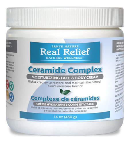 Real Relief Ceramides Complex Crema Hidratante Para La Cara
