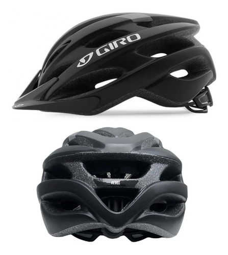 Capacete Bike Ciclismo Giro Revel Preto (54-61cm)