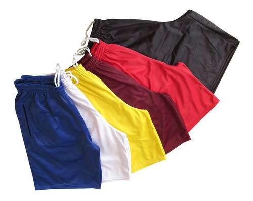Imagem 7 de 9 de Kit 4 Bermuda Masculina Praia Zíper Fitness Academia Esporte