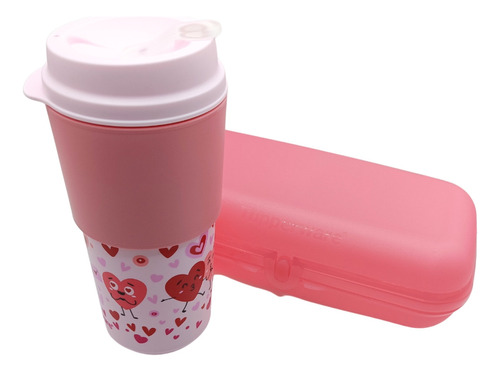 Set Eco Vaso Para Bebidas + Multicositas Click Tupperware