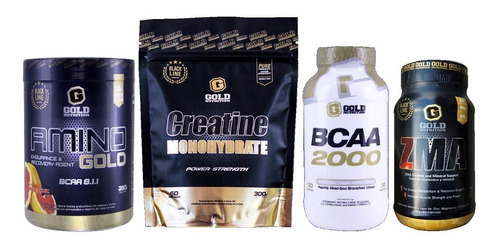 Bcaa 2000 + Creatina + Amino Gold + Zma Gold Nutrition