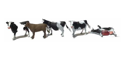 Imagen 1 de 7 de 5 Vacas Animales Ho Esc 1/87 Decorar Maquetas Ferromodelismo