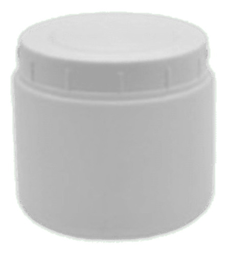 Envase Plastico Frasco Pote Blanco Cremas 250 Grs X 10 U.