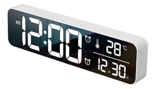 Alanas Gran Reloj Digital Con Pantalla De Fecha / Temperatur