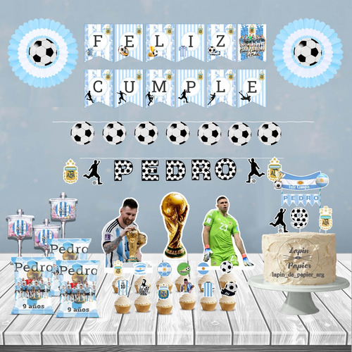 Topper Cupcake Adorno Pinchos 12u Argentina Mundial