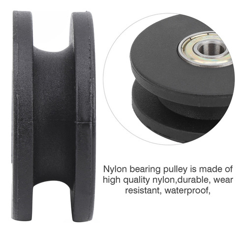 . Polea De Gimnasio 10 Piezas 50 Mm Nylon Fitness