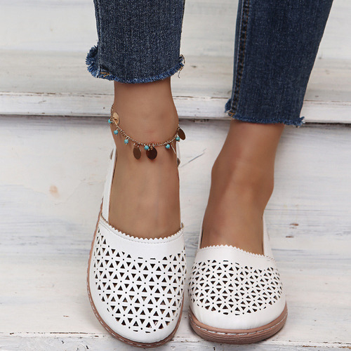New.. Sandalias Cuña Punta Cerrada Zapatos Enfermera For
