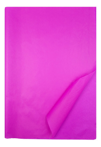 Papel Seda 50 X 70 Fucsia X100 Hojas  