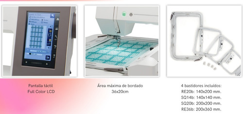 Imagen 5 de 8 de Bordadora Janome Mc 550e + 17 Hilos Y 3 Tijeras De Regalo!!