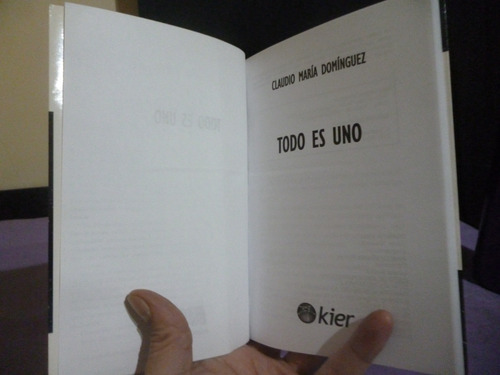 Claudio María Domínguez - Todo Es Uno (Usado)