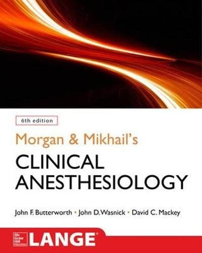 Libro Morgan & Mikhail's Clinical Anesthesiology