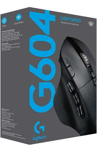 Mouse Raton Logitech G604 Lightspeed Wirel 15 Botones 25kdpi