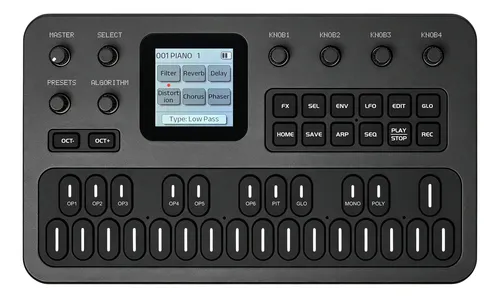 と*む様 M-VAVE FM-1 シンセサイザー 新品同様 M-vave Fm-1 Sintetizador Fm Polifônico Bluetooth Portátil