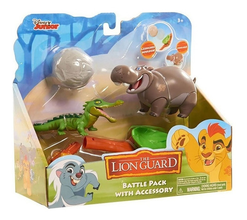 Imagen 3 de 5 de Pack Batalla Guardia Del León Lion Guard Kion Y Janja