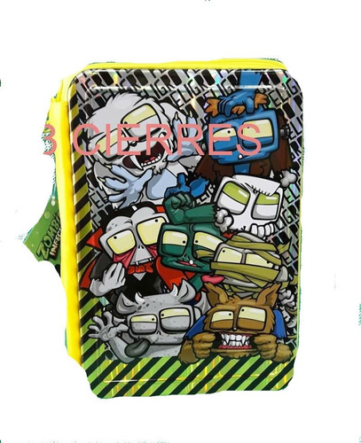 Mochila Espalda Zombie Infection 18pul +cartuchera+ 2carpeta