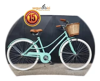 Bicicleta Vintage Dama Rod 26 Paseo Poliza Seguro Por Hurto