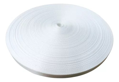 Fita Acetinada 20 Mm Branco 100metr Sublimação Cordão Cracha