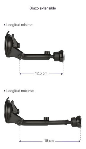 Soporte Magnético Con Brazo Extensible Para Celular