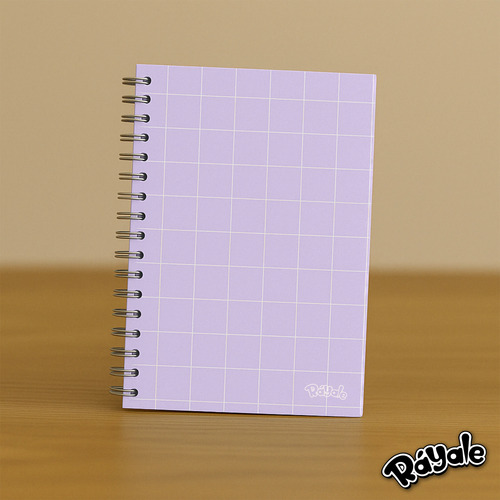 Cuaderno Square Lila 100 Hojas 150gr Tamaño B5 Raya