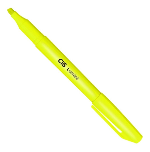 Marca Texto Lumini Amarelo Ponta Chanfrada 1-3,5mm Cis