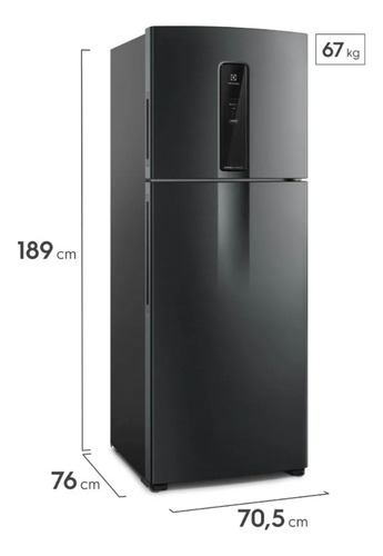 Geladeira Electrolux 480l It70b Efficient Autosense Bivolt