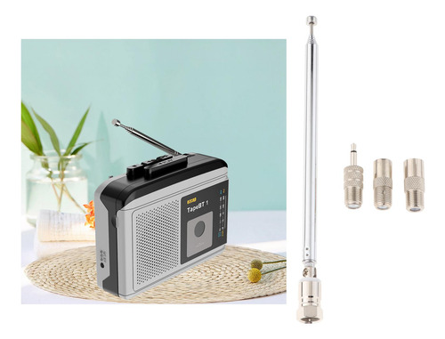 Antena De Varilla De Radio Con Reemplazo De Adaptador De 3,5