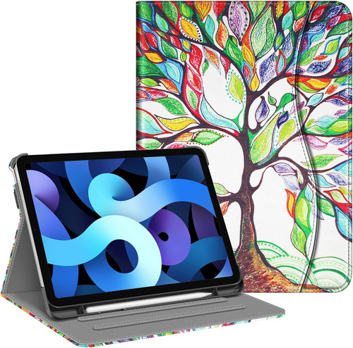 Funda iPad Air 4 Fintie Bolsillo Rígido Con Soporte Arbol