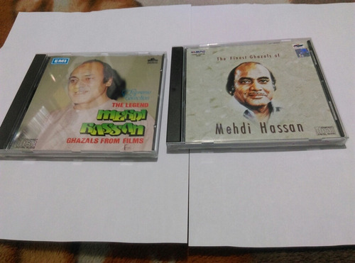 2 Cds Mehdi Hassan- --------música Indu                  Ljp