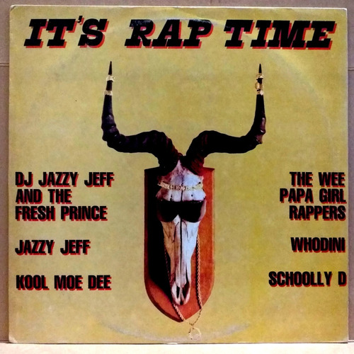 Varios - It´s Rap Time - Lp Vinilo Año 1988 - Funk Dance Rap