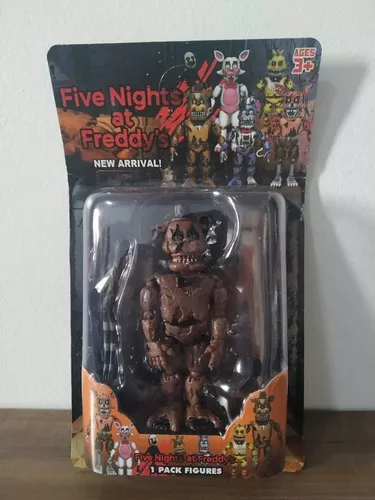 6 Bonecos 14cm Articuladados Five Nights Freddy Chica Foxy..