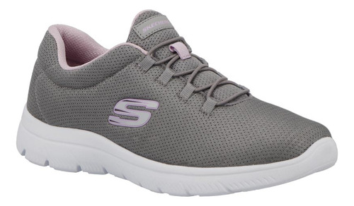 Sneaker Casual 019417pr Textil Empresa Fitness Logo Parado