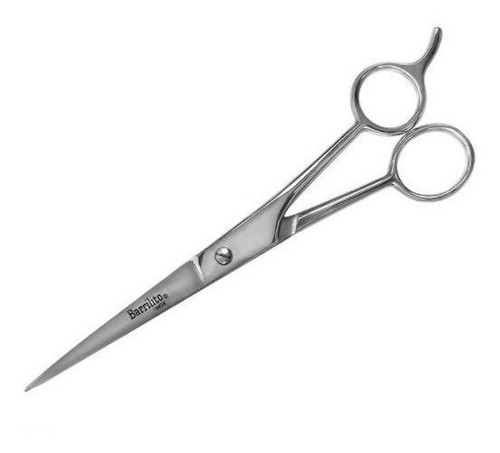 Imagen 2 de 2 de Tijera De Peluquero Barrilito 6 De Acero Inoxidable
