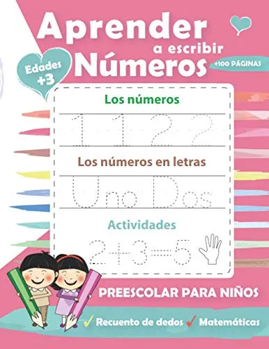 comprar Aprende A Escribir Números: Cuaderno Educativo Matemáticas 
