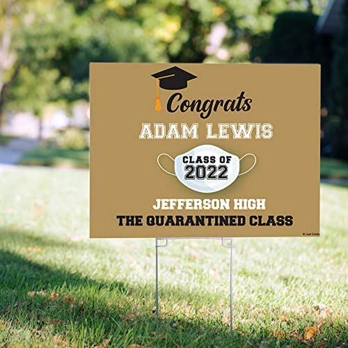 Barra - Graduation Yard Sign Personalized Class Of 2021 - Go