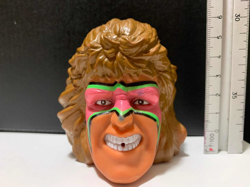 Wwf Ultimate Warrior / Cabeza Luchador / Figura Vintage