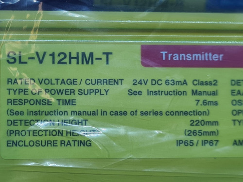 Keyence Sl-v12hm-t Power Industrial